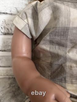 Huge Reborn Baby Doll Hand-Rooted Hair Toddler Handmade Toy Blonde 28
