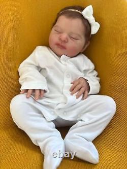 ICradle 20 Inch Sleeping Reborn Baby Dolls Girl Laura Lovely Newborn Lifelike