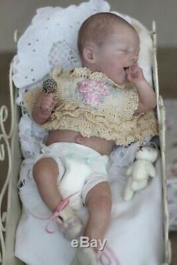 IIORA PROTOTYPE artist 24 week Micro Preemie Reborn Doll Handmade LAYETTE