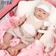 IVITA 12in-23in Full Silicone Reborn Baby Boy Smile Silicone Newborn Doll Gift