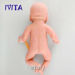 IVITA 14'' Silicone Baby Doll Full Body Silicone Lifelike Baby Boy Infant 1650g