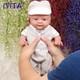 IVITA 14in 1.65kg Full Body Silicone Reborn Baby Boy Coco Realistic DIY Toy Gift