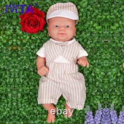 IVITA 14in 1.65kg Full Body Silicone Reborn Baby Boy Coco Realistic DIY Toy Gift