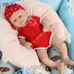 IVITA 16'' Weaky Silicone Reborn Baby Girl Cute Newborn Silicone Doll Xmas Gift