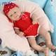 IVITA 16'' Weaky Silicone Reborn Baby Girl Cute Newborn Silicone Doll Xmas Gift