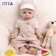 IVITA 17Lifelike Boy Baby Full Silicone Reborn Baby Doll Xmas Gifts