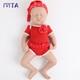 IVITA 17in Weak BoyGirl Full Silicone Doll Floppy Reborn Baby Prematur Doll