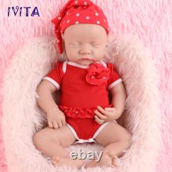 IVITA 17in Weak BoyGirl Full Silicone Doll Floppy Reborn Baby Prematur Doll