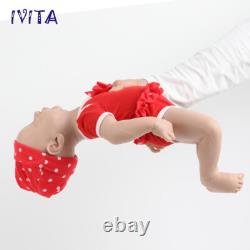 IVITA 17in Weak BoyGirl Full Silicone Doll Floppy Reborn Baby Prematur Doll