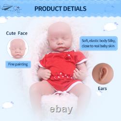 IVITA 17in Weak BoyGirl Full Silicone Doll Floppy Reborn Baby Prematur Doll
