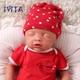 IVITA 18'' Asleep Silicone Newborn Baby Girl Floppy Silicone Reborn Doll