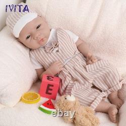 IVITA 18 Reborn Baby Doll Prematur Boy Full Body Silicone Doll Toddler Toy