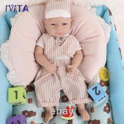 IVITA 18 Reborn Baby Doll Prematur Boy Full Body Silicone Doll Toddler Toy