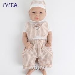 IVITA 18 Reborn Baby Doll Prematur Boy Full Body Silicone Doll Toddler Toy