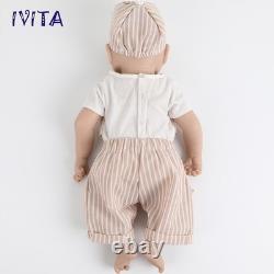 IVITA 18 Reborn Baby Doll Prematur Boy Full Body Silicone Doll Toddler Toy