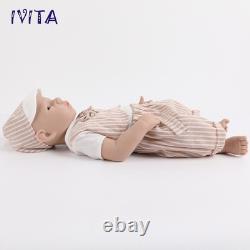 IVITA 18 Reborn Baby Doll Prematur Boy Full Body Silicone Doll Toddler Toy