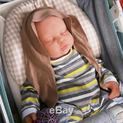 IVITA 18 Silicone Reborn Baby Doll Children Playmate Toy Baby+Clothes Xmas Gift