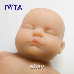 IVITA 18'' Sleeping Infant Silicone Reborn Baby Doll Eyes Closed Girl Baby