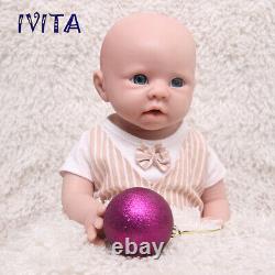 IVITA 19 BoyGirl Silicone Reborn Baby Doll Full Body Floppy Newborn Doll