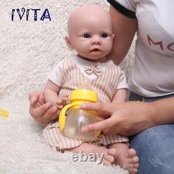 IVITA 19 BoyGirl Silicone Reborn Baby Doll Full Body Floppy Newborn Doll