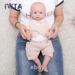 IVITA 19'' Floppy Silicone Reborn Baby Boy Full Silicone Newborn Infant Doll