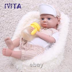 IVITA 19'' Floppy Silicone Reborn Baby Doll Adorable Boy Pretty Baby Infant