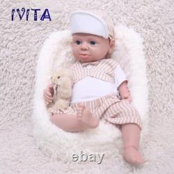 IVITA 19'' Floppy Silicone Reborn Baby Doll Adorable Boy Pretty Baby Infant