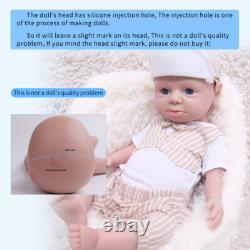 IVITA 19'' Floppy Silicone Reborn Baby Doll Adorable Boy Pretty Baby Infant