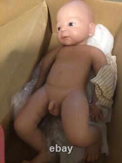 IVITA 19'' Full Body Soft Silicone Reborn Baby Boy Cute Silicone Doll Infant