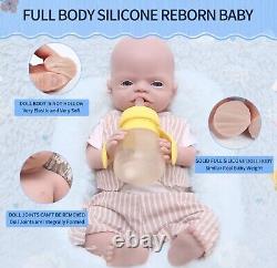 IVITA 19'' Full Body Soft Silicone Reborn Baby Boy Cute Silicone Doll Infant