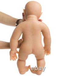 IVITA 19'' Full Silicone Reborn Baby Boy Eyes Closed Silicone Doll Sleeping Baby