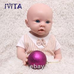 IVITA 19 Silicone Reborn Baby Doll BoyGirl Realistic Floppy Newborn Doll