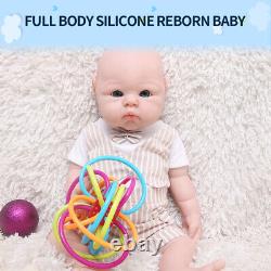 IVITA 19 Soft Silicone Reborn Baby Boy Doll Kids Accompany Silicone Doll