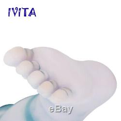 IVITA 20'' Avatar Eyes Closed Silicone Reborn Baby BOY Lifelike Cute Doll 2900g