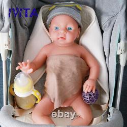 IVITA 20'' Full Body Silicone Reborn Baby Dolls Realistic Waterproof Baby Girl
