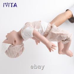 IVITA 20 Lovely Baby Boy Doll Lifelike Full Silicone Reborn Baby Doll Infant