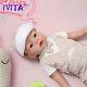IVITA 20'' Realistic Silicone Reborn Baby GIRL Dolls Waterproof Holiday Gifts