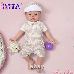 IVITA 20'' Realistic Silicone Reborn Baby GIRL Dolls Waterproof Holiday Gifts