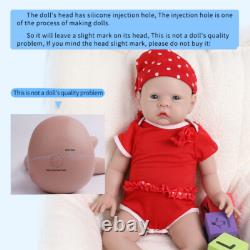 IVITA 20'' Silicone Reborn Doll Lifelike Newborn Baby Girl Doll Toy Xmas Gift