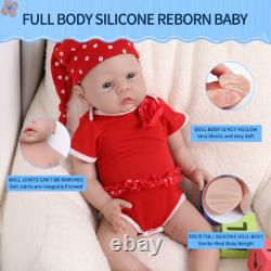 IVITA 20'' Silicone Reborn Doll Lifelike Newborn Baby Girl Doll Toy Xmas Gift