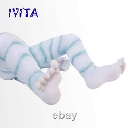 IVITA 20'' Silicone Reborn Doll Rooted Hair Avatar Baby BOY Toy Xmas Gift 2900g