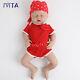 IVITA 20''Sleeping Girl Reborn Baby Doll Newborn Full Body Silicone Toddler Toy