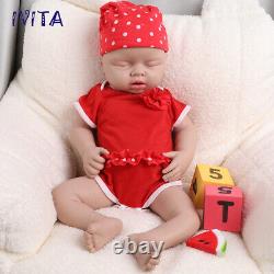 IVITA 20''Sleeping Girl Reborn Baby Doll Newborn Full Body Silicone Toddler Toy