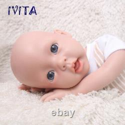 IVITA 20'' Soft Silicone Reborn Baby Boy Flopyy Full Silicone Doll Kids Toy