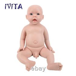 IVITA 20'' Soft Silicone Reborn Baby Boy Handmde Flopyy Silicone Doll Kids Xmas