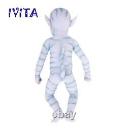 IVITA 20'' Soft Silicone Reborn Baby Doll Realistic Girl Silicone Doll 2900g