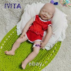 IVITA 20'' Vivid Soft Silicone Reborn Doll Lifelike Sleeping Baby Girl Gift