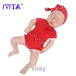 IVITA 20Boy or Girl Sleeping Baby Lifelike Full Silicone Reborn Baby Doll Xmas