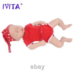 IVITA 20Boy or Girl Sleeping Baby Lifelike Full Silicone Reborn Baby Doll Xmas