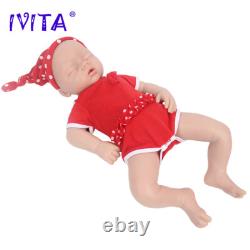 IVITA 20Boy or Girl Sleeping Baby Lifelike Full Silicone Reborn Baby Doll Xmas
